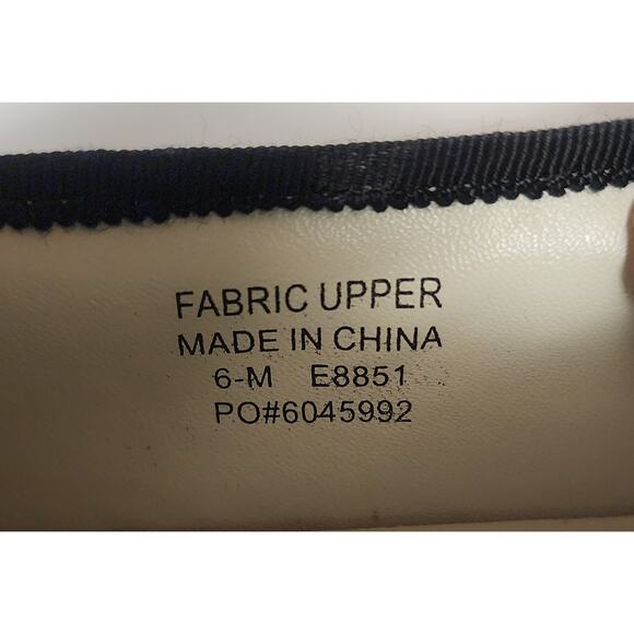 J.Crew Mesh Black White Slip On Sneakers Size US 6M - Picture 8 of 9